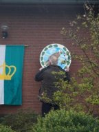 Scheibe Umnageln König Matthias